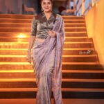 Anasuya Bharadwaj Instagram - Exit gracefully. Heal. And Grow. 🦋 Adios #Jabardast 😌 Thank you for the immeasurable memories ❤️ Styled by @rishi_chowdary Saree @brandmandir Blouse @r.for.rupamani Accessories @houseofqc PC: @verendar_photography