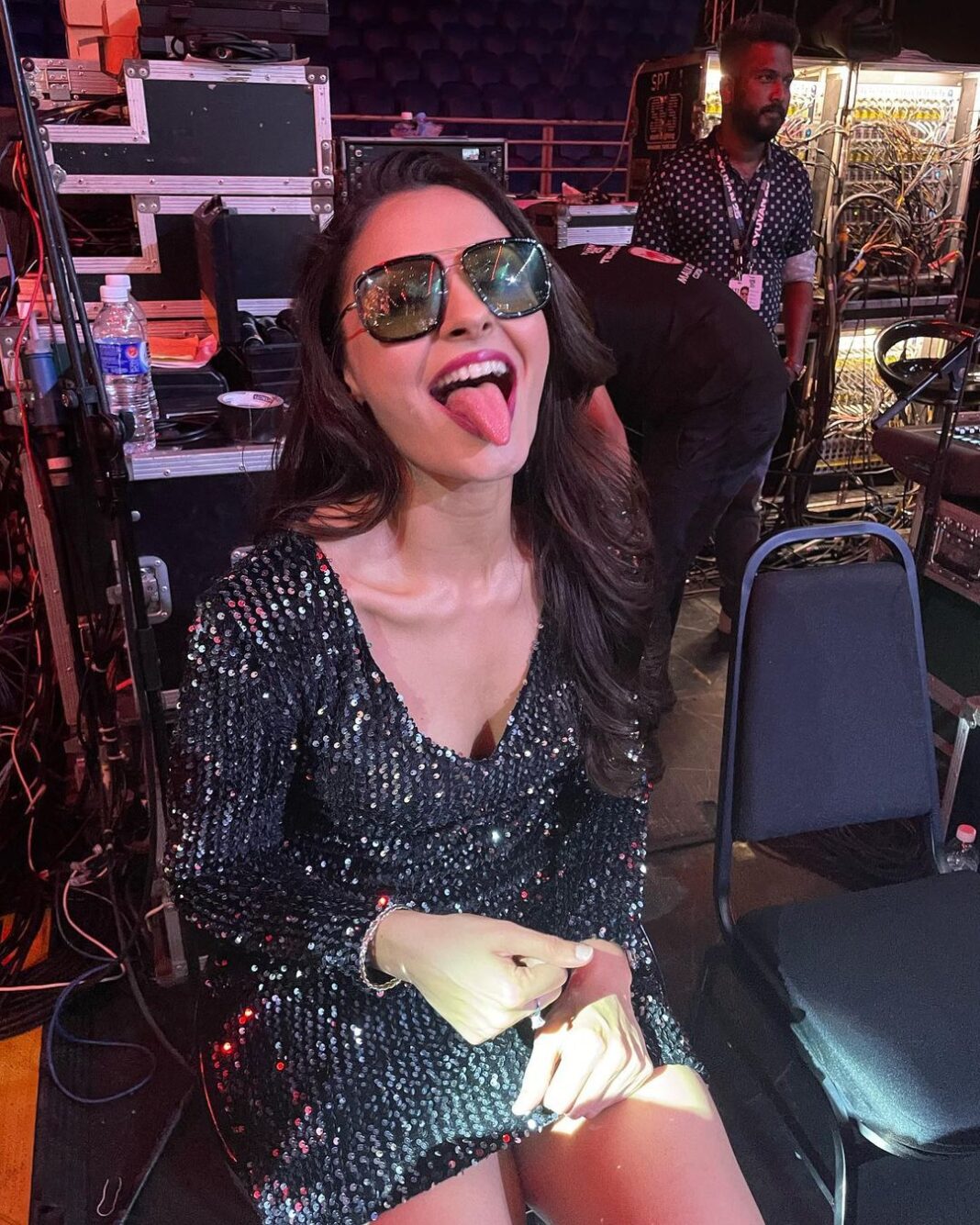 Andrea Jeremiah Instagram - #aboutlastnight 💕💫💓 #malaysia you were amazing as always 😍😍😍 MUH @blushbeautybeyond @btosproductions @malikstreams @itsyuvan #yuvan #yuvan25 #malikstreams #kualalumpur #tamil #music #onstage #live #bts