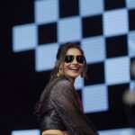 Andrea Jeremiah Instagram - Scenes from #KL 😎💃🏻☄️ @itsyuvan @btosproductions @malikstreams 📸 @filmorapictures MUH @blushbeautybeyond #malaysia #kualalumpur #yuvan #yuvan25 #onstage #live #tamil #music #cinema