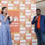 Andrea Jeremiah Instagram - @jonsnow.bichon & I had a great time interacting with the good folks at IAMS for the launch of their new cat food range at Chennai’s Taj Connemara 🐈🐈🐈 The premium tailored recipes were developed with vets and are already a global success ! And a special thank you for making it extra special for the lil birthday boy 🐶🎂❤️ #IAMS #IAMSWhoIAm #TailoredNutrition #UniqueBest #CatFood #NewLaunch #LaunchAlert #CatHealth #Cat