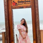 Anita Hassanandani Instagram - My first time in the south of GOA! This place is magic ✨ Thank you for this experience @colagoabeachresort @bandaru.saipavan Cola, Goa, India