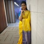 Anitha Sampath Instagram - Suntv news time..dolled up.. #vanakkamthamizha #suntv #suntvnews #sunnews #6pmnews #anchoranitha #anitha #anithasampath