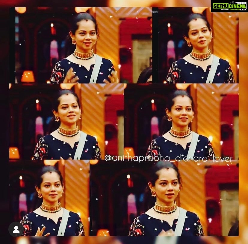 Anitha Sampath Instagram - It’s ultimate 💕#anithasampath #bbultimate #biggbosstamil