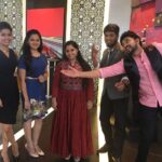 Anitha Sampath Instagram – Sayindhavi made our day brighter..#vanakam_thamizha..double celebrity day