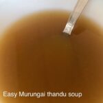 Anitha Sampath Instagram - Murungai keerai thandu soup for immunity and hair growth😇 #souprecipes #drumsticksoup #souprecipe #tamilrecipes #drumsticks #murungai #moringa #moringasoup #moringabenefits