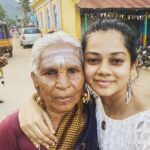 Anitha Sampath Instagram - லட்சுமி பாட்டி💕the most positive lady of our set🥳actress granny😇 Ayyampalayam