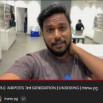 Anitha Sampath Instagram - Praba’s second vlog😍 apple airpod unboxing and review.😃please do watch and support guys! Link in story😇