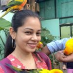 Anitha Sampath Instagram - Sun conure😍their killing colour😍