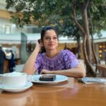 Anitha Sampath Instagram - 💜 costume @instorefashions Hyatt Regency Chennai