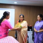 Anitha Sampath Instagram - Happy to be at @kauveryhospital chennai. #worldnutritionmonth event where doctors, nurses and non medicos of kauvery hospital enthusiastically participated in the event! With Doctor @yaminikannappan Costume @instorefashions Kauvery Hospital Chennai