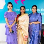 Anitha Sampath Instagram - Guest at @kauveryhospital chennai for the “world nutrition month event” 😇 Thanks for the invite team! With doctor @yaminikannappan mam! Beautiful costume from @instorefashions Kauvery Hospital Chennai