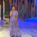 Anitha Sampath Instagram - 💜 costume @instorefashions Hyatt Regency Chennai