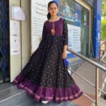 Anitha Sampath Instagram – 💜
Costume @instorefashions
#nomakeup #nofilter #happyday Thyagaraya Nagar