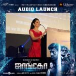 Anitha Sampath Instagram – Audio launch of my next movie “Jango”.Happy to be a part of the movie produced by 
CV Kumar sir’s #thirukumaranentertainment and well directed by #manokarthikeyan sir.best wishes to my team! 
Beautiful gown from @admairaa (altered by @sirpika_tailoring_studio )
Hairstylist @haripriyamakeupartist Sathyam Cinemas