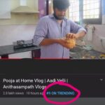 Anitha Sampath Instagram - #9 on trending! Thank u guys! Do subscribe to #anitha_sampath_vlogs and keep supporting 🥰