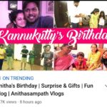 Anitha Sampath Instagram - Heyyyy!! And we are trending#1 in YouTube..thank nu so much for all your love guys..thanks for the wishes too..iam really touched with all your messages..video link is in story..please watch..
