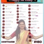 Anitha Sampath Instagram – Thank u so much to all my pages!! Who are loving me for what i am..and how i am.. Iam really blessed to have you my Insta family!! I mean it.. Love u all.. Thanks to all those who tagged me.. and all those who personally wished me in inbox.. ❤️