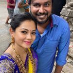 Anitha Sampath Instagram - Family function mode! 👩‍❤️‍💋‍👨 Jewel @littlefingers_bridal_jewellery Thiruvallur always gives me a nostalgic feel as i spent my 4yrs of college time there! . #veeraragavaperumal #templevisit #familyfunction #positivevibe #familytime #thiruvallur Veera Raghava Perumal Koil