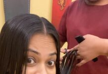 Anitha Sampath Instagram - Was thinking about having a short hair for a very long time.. and finally😍 new hair look☺️ haircut at @amaramedaesthetics porur. . . #haircut #hairstyles #newhaircut #hairstyle #anitha #anithasampath #anithasambath #biggboss #biggbosstamil #biggboss4tamil #biggboss4 #newsreader #newsreaderanitha #vijaytv #vijaytelevision #bbjodigal #trending #trendingreels #trendingreelsvideo #chakkuchakkuvathikutchi #porur #chennai #hairclinic #chennaiskinandhairclinic #skinandhairclinic #amaramedaesthetics Amara Med Aesthetics