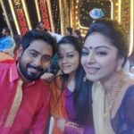 Anitha Sampath Instagram - BB kondatam..meetup..#trio @aariarujunanactor @sam.sanam.shetty