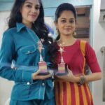 Anitha Sampath Instagram - With the "bold and beautiful" & "most determined" awards.. @sam.sanam.shetty