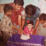 Anitha Sampath Instagram - Second year birthday..got few childhood pics when i nondified my old album..