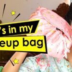 Anitha Sampath Instagram - My makeup bag with very minimal products..with which i do my news reading makeup..link in bio