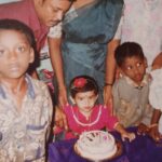 Anitha Sampath Instagram – Second year birthday..got few childhood pics when i nondified my old album..