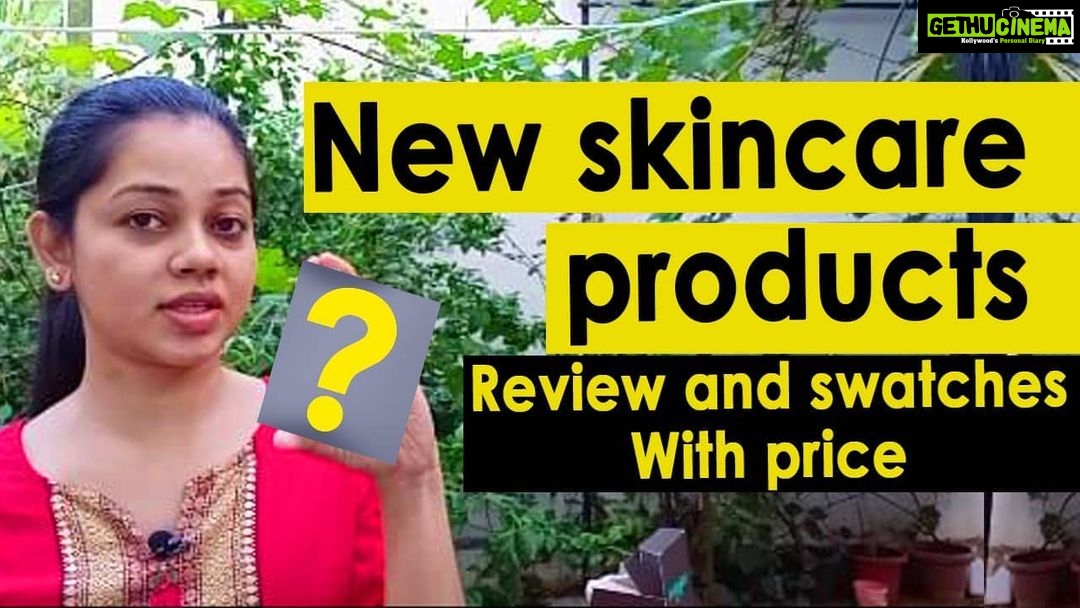 Anitha Sampath Instagram - Link in bio..my new skincare products