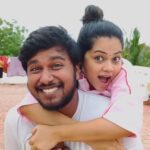 Anitha Sampath Instagram – Our new video is out in our youtube channel…just a vlog montage for our favourite song..hope u all will enjoy..#link_in_bio and story ma..