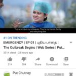 Anitha Sampath Instagram – Oooooh!! Still #1 on trending in YouTube..
மிக்க நன்றி எல்லோருக்கும்..kudos to the team..