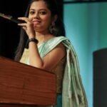 Anitha Sampath Instagram - Kongu engg Collge,erode. Costume @sap.studio . #love #anitha #anithasampath #newsreader #newsreaderanithasampath #suntv #sunnews #newsreading Erode