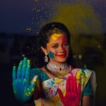 Anitha Sampath Instagram - (Guess the song) வானவில்லே வானவில்லே வந்ததென்ன இப்போது! அள்ளி வந்த வண்ணங்களை எங்கள் நெஞ்சில் நீ தூவு! . @colorfulphotography3 @makeupkarthik #photoshoot
