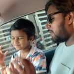Anitha Sampath Instagram – That was really cute😅 familytime
.
.
.
(She was with us after the car started😇)