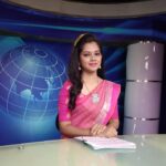 Anitha Sampath Instagram - Suntv 6pm news today... #anithasampath #anitha #newsreaderanitha #anchoranitha