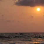 Anitha Sampath Instagram - Captured the beautiful sunset.. . (Swipe left for the pic) #anitha #anithaanchor #anithasampath #goa #goadiaries #candolim #candolimbeach Candolim