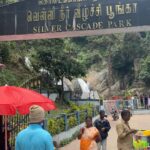 Anitha Sampath Instagram - Silver cascade falls,kodaikanal. (வெள்ளி நீர் வீழ்ச்சி). This will be the first stop during your drive to kodai. Altitude of the water falls is 2318mts and the water flows down from the height of 180ft. Lots of roadside food makes the ambience even more cuter.😍 Silver Cascade Falls