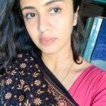 Anjana Rangan Instagram - Not in a good state of mind ! No makeup. No fancy clothes. No smile. But i missed the camera(work) So took a selfie to feel better. To be myself. Atleast tried to..