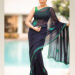 Anjena Kirti Instagram - Deep Blue Something … . . . @camerasenthil Mua /Hair: @reeya_makeup_artist @bhavi_makeup_artist_ @rrajeshananda Four Points By Sheraton Mahabalipuram Resort and Convention Center