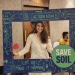 Archana Instagram - Of all the causes on #earth if we could lend our #hearts tothis one .... it would be mankinds' victory to work towards OUR silent forever giving mother earth .. & all she provides us for our existence via #soil . . . #savesoil #sadhguru #mittibachao #ecofriendly #earth #soil #beautiful #nature #farmer #krishi #world #globe #universe #stregis #guru #movement #interview # St Regis Hotel