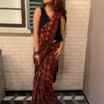 Archana Instagram - #saree #saree #raat