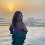 Arthi Venkatesh Instagram - The desert heat requires a pool at all times! #dubaisummers The St. Regis Dubai, The Palm