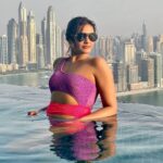 Arthi Venkatesh Instagram – The desert heat requires a pool at all times! #dubaisummers The St. Regis Dubai, The Palm