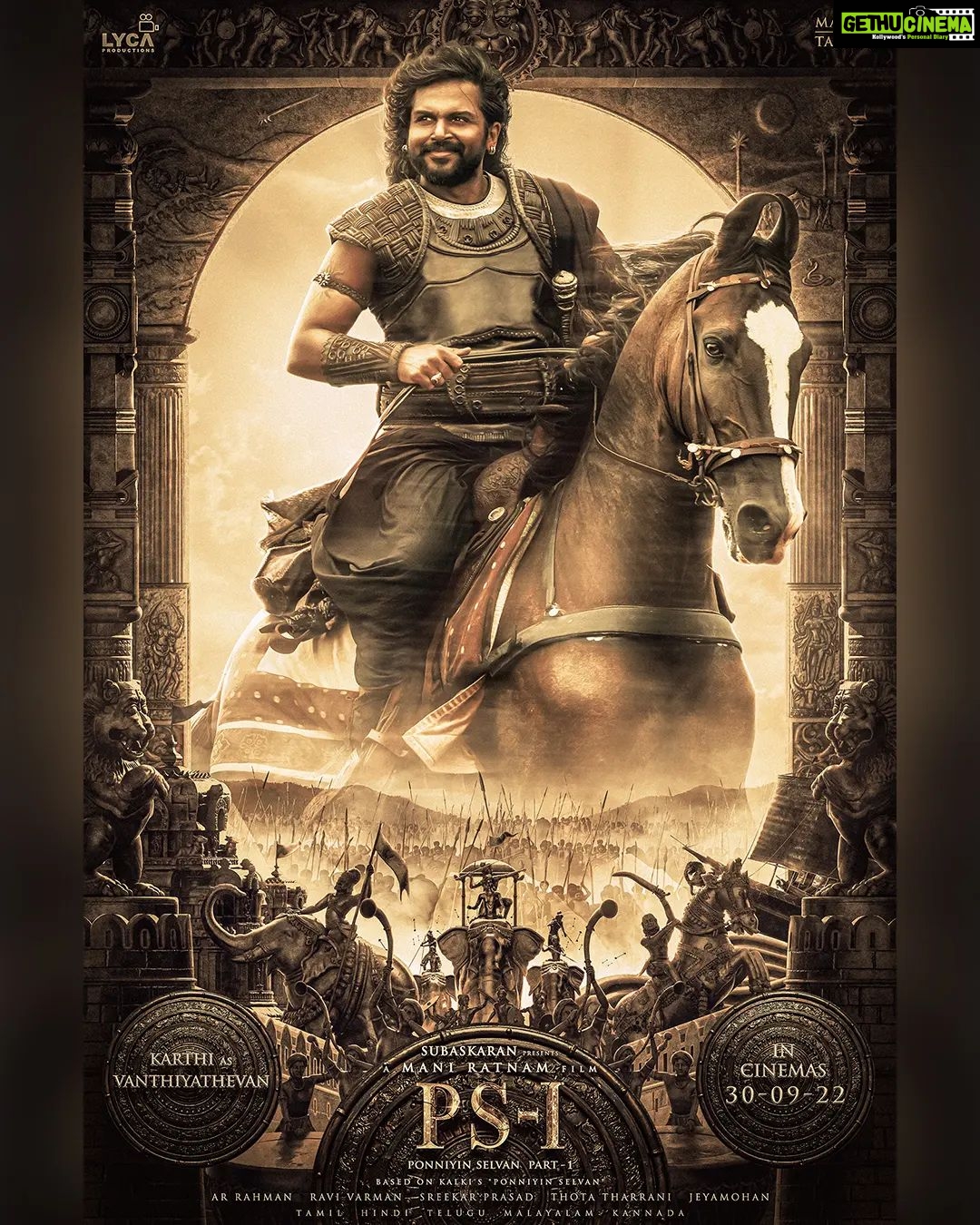 Ashwin Kakumanu Instagram - The Prince without a kingdom, the spy, the swashbuckling adventurer...here comes Vanthiyathevan! #PS1 🗡@madrastalkies @Lyca_Productions #ManiRatnam @the_real_chiyaan @jayamravi_official @karthi_offl @aishwaryaraibachchan_arb @trishakrishnan @aishu__ @sobhitad | Prabhu | @r_sarath_kumar @actorjayaram_official @joinprakashraj | Jayachitra | @rahman_actor @iamvikramprabhu @ashwinkakumanu @lal_director @radhakrishnan_parthiban @riyazkhan09 @mohanraman0304 @primevideoin @arjunchidambaram @babuantonyactorofficial @arrahman @r_varman_ | Thota Tharrani | @sreekar.prasad | Jeyamohan | @siva_ananth @brinda_gopal @ekalakhani | Vikram Gaikwad | @kishandasjewellery @ny_vfxwaala @redchillies.color @vidhyasubramanian_art | Kumaravel | @gopiprasannaa @johnsoncinepro @theglassbox.publicity @gobeatroute