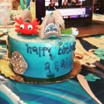Ashwin Kakumanu Instagram - Thanks everyone for your birthday wishes! We had a great day spending time with family and as you can see the theme for the birthday was sea life ! My heart is full! #A&A #Cancerians #july5 #sameblood