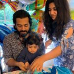 Ashwin Kakumanu Instagram - Thanks everyone for your birthday wishes! We had a great day spending time with family and as you can see the theme for the birthday was sea life ! My heart is full! #A&A #Cancerians #july5 #sameblood