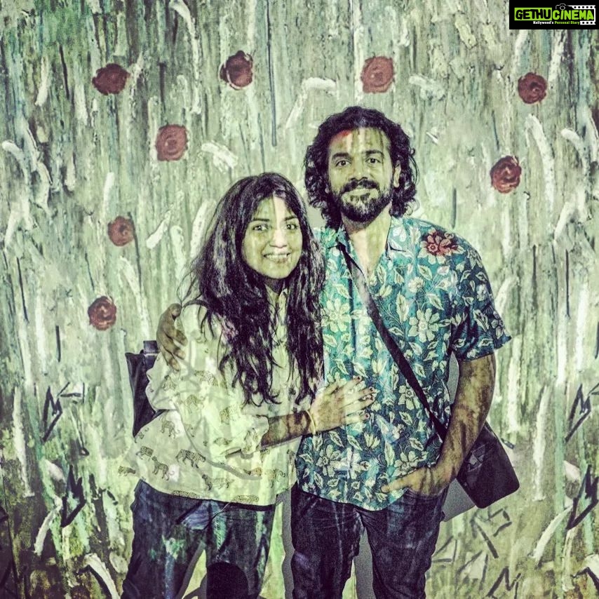 Ashwin Kakumanu Instagram - Somedays you feel like a work of art. #Vangogh #immersiveart #detroitart #vr #artists