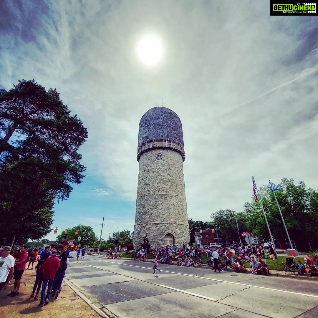 Ashwin Kakumanu Instagram - The people of Ypsilanti celebrating American independence day. Happy 4th of July!!