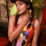 Avantika Mishra Instagram - Livin in color.🌈 Styling @praptigarg Shot by @pranav.foto MUAH @divya_makeup_hair Outfit @advait_in Earrings @shopamalgam.co Boots @_oblum_