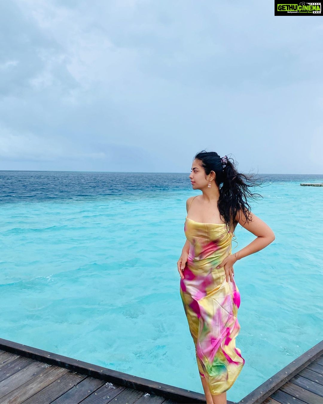 Avika Gor Instagram - “There’s a reason we don’t see the world in black and white” - Celerie Kemble At the most amazing @cocogirimaldives Planned by the best @pickyourtrail Clicked by my love @milindchandwani Could I be anymore lucky?🤞🏻 Cocogiri Island Resort
